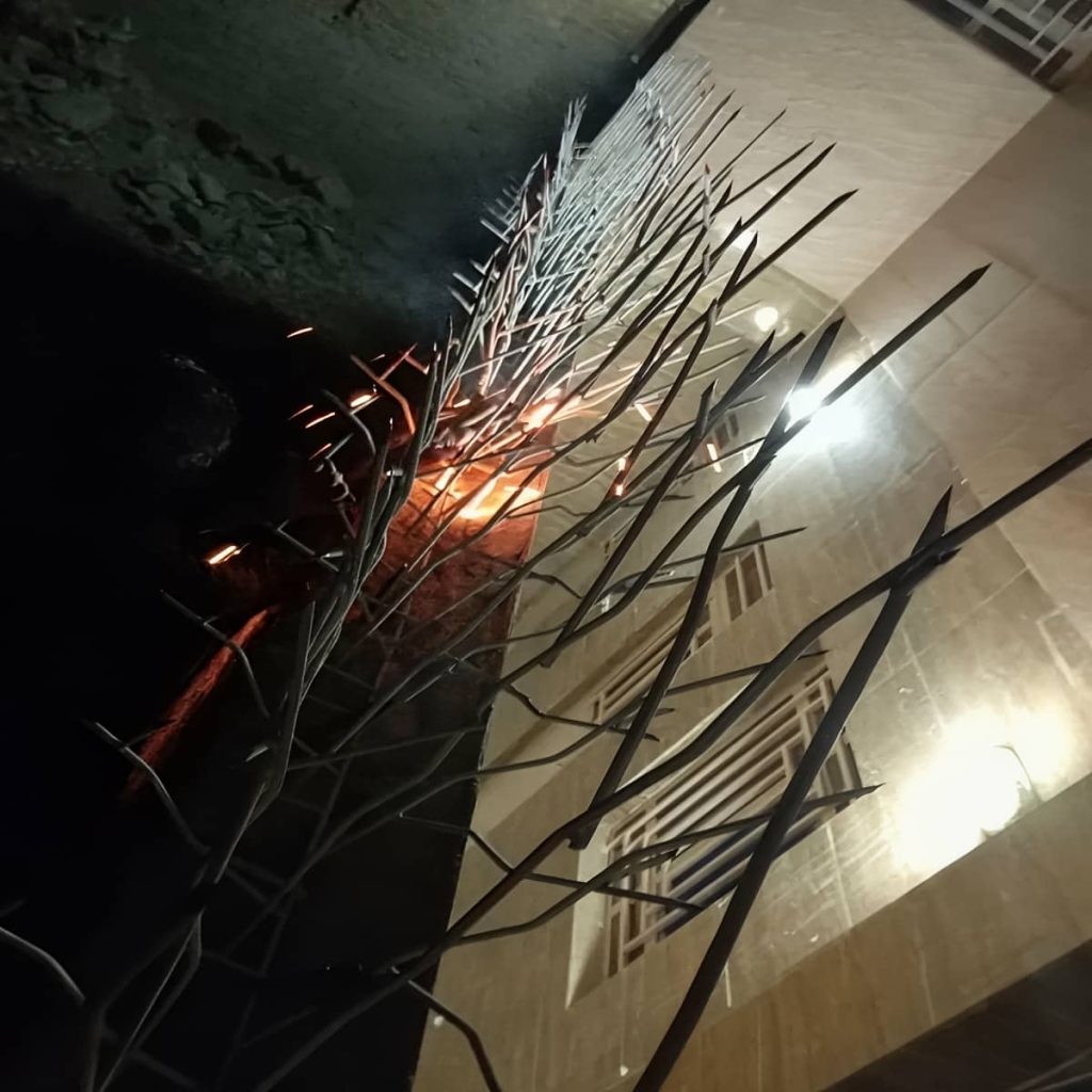 حفاظ شاخ گوزنی با میلگرد مقاوم و بادوام