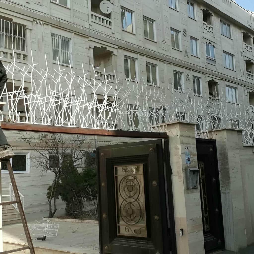 فروش حفاظ شاخ گوزنی میلگرد خمکاری برای دیوار پیرامونی