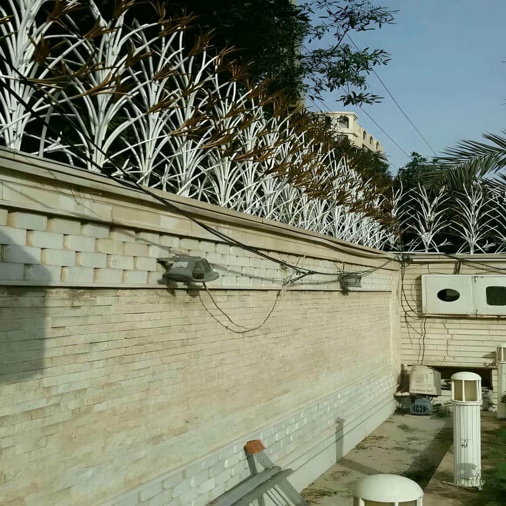 ساخت حفاظ دیوار شاخ گوزنی مناسب محوطه