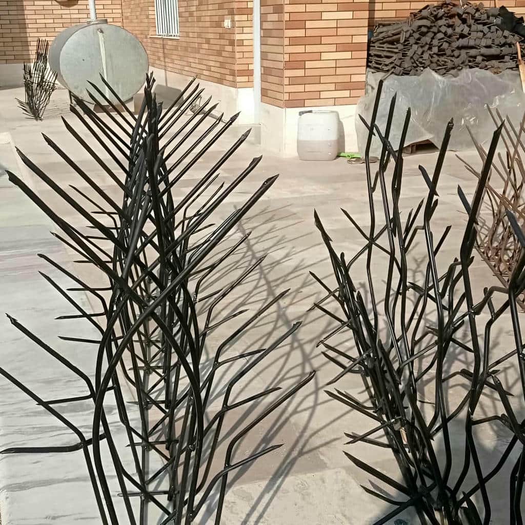 خرید حفاظ شاخ گوزنی میلگرد خمکاری برای دیوار