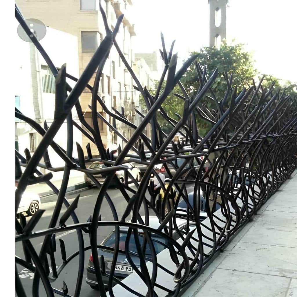 حفاظ بوته ای دیوار پرتراکم با پوشش ضدزنگ