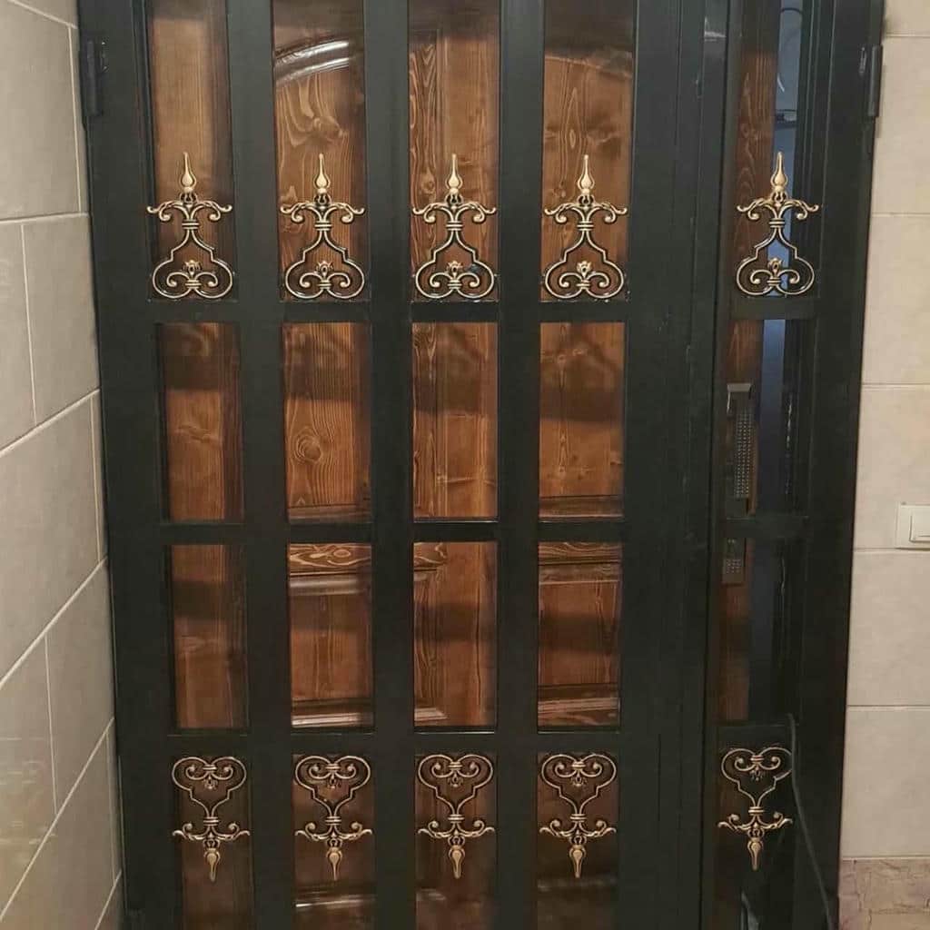 ابعاد حفاظ درب ضد سرقت فلزی با پروفیل مقاوم