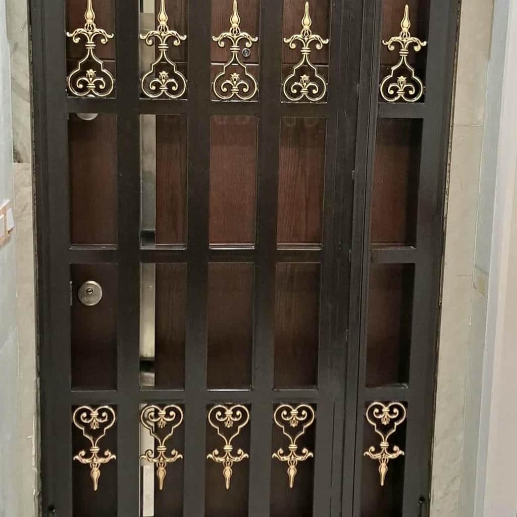 حفاظ درب ضد سرقت فلزی با بدنه آهنی مقاوم