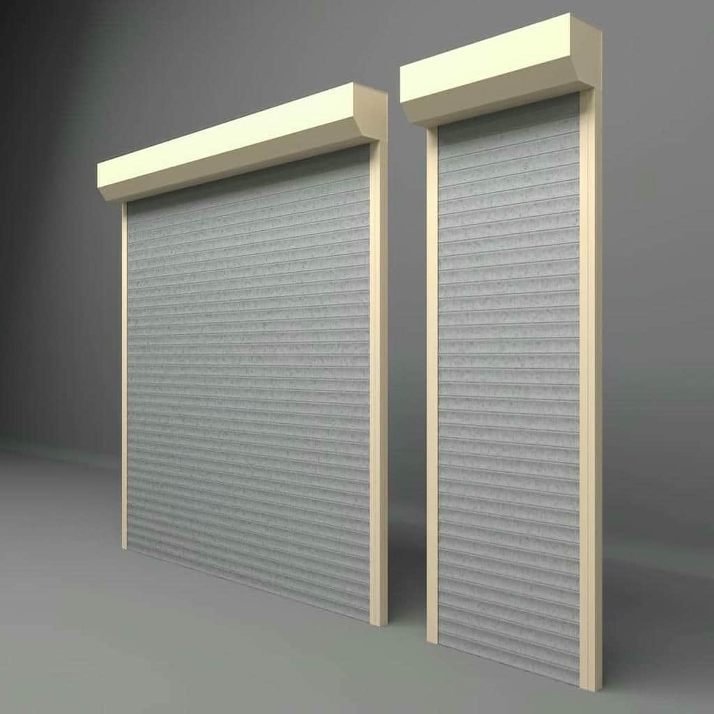 اجرای درب کرکره ای مغازه صنعتی برای کارگاه فروشگاهی
