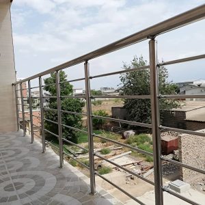 نرده استیل تراس ضدزنگ