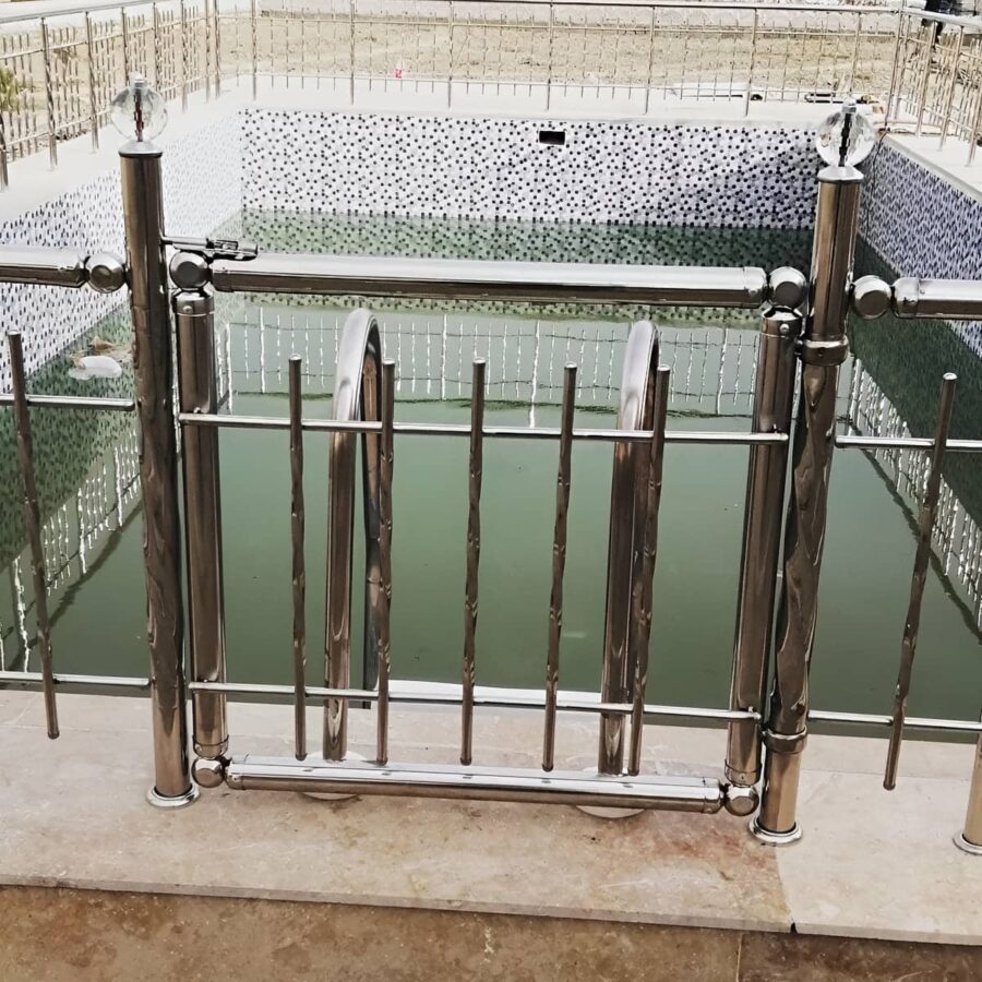 هندریل استیل دیواری مقاوم