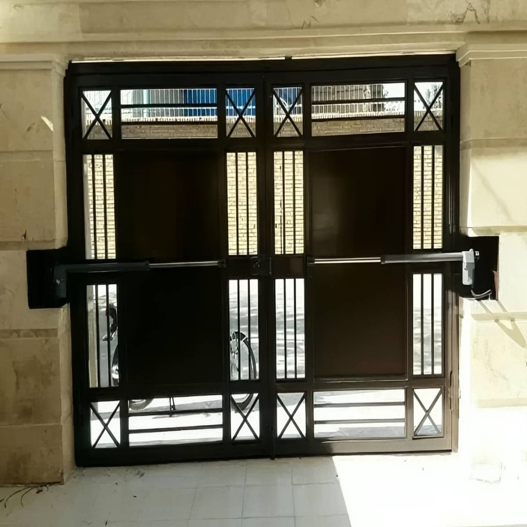 جک لولایی شفت بلند درب پارکینگ با موتور گیربکسی