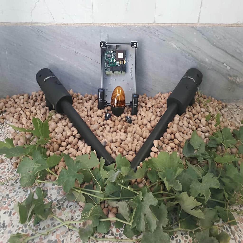 جک درب لولایی دو لنگه با بدنه رنگ شده