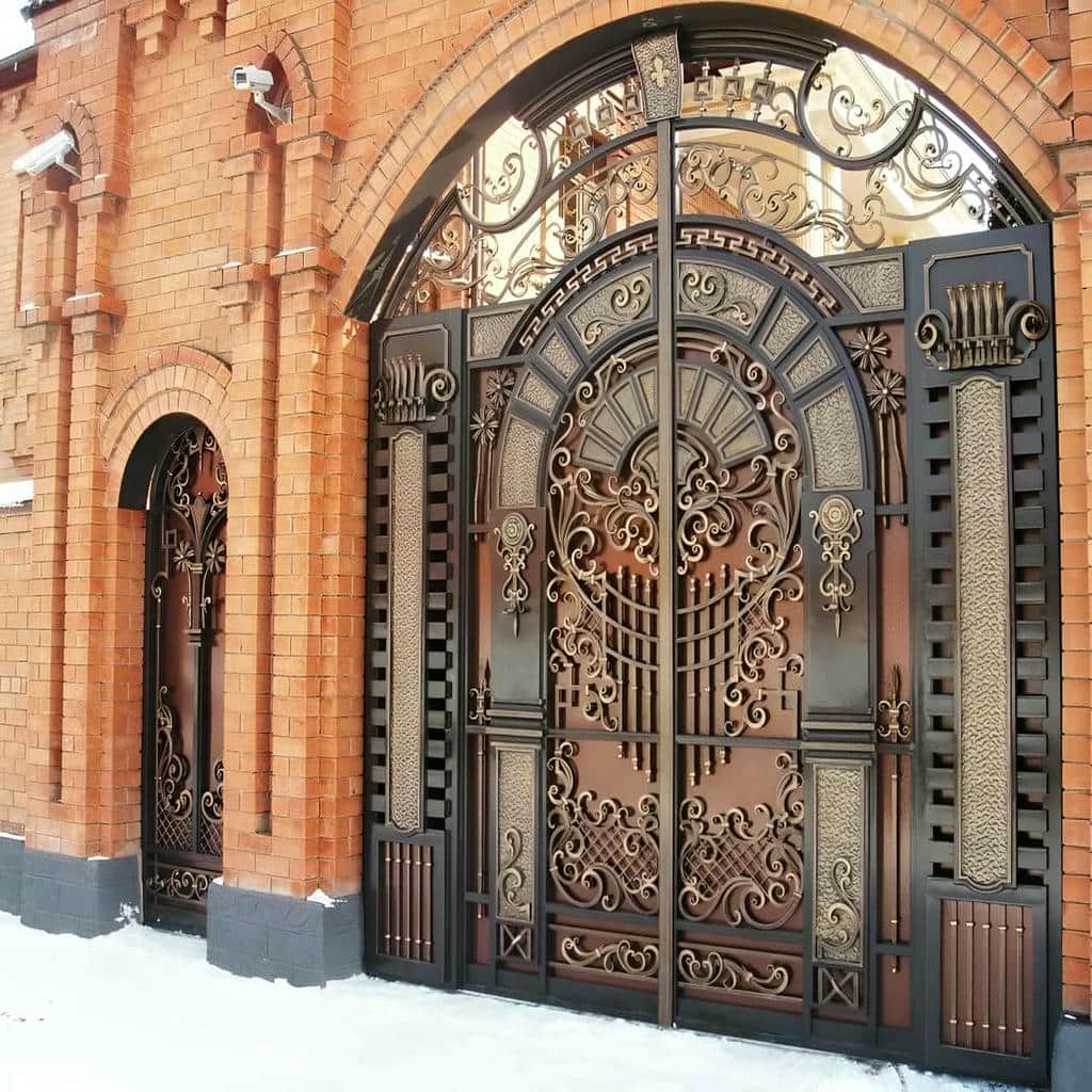 درب کشویی پارکینگ محوطه مناسب ورودی خودرو و محوطه