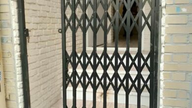 حفاظ درب ضد سرقت فلزی با طراحی مقاوم