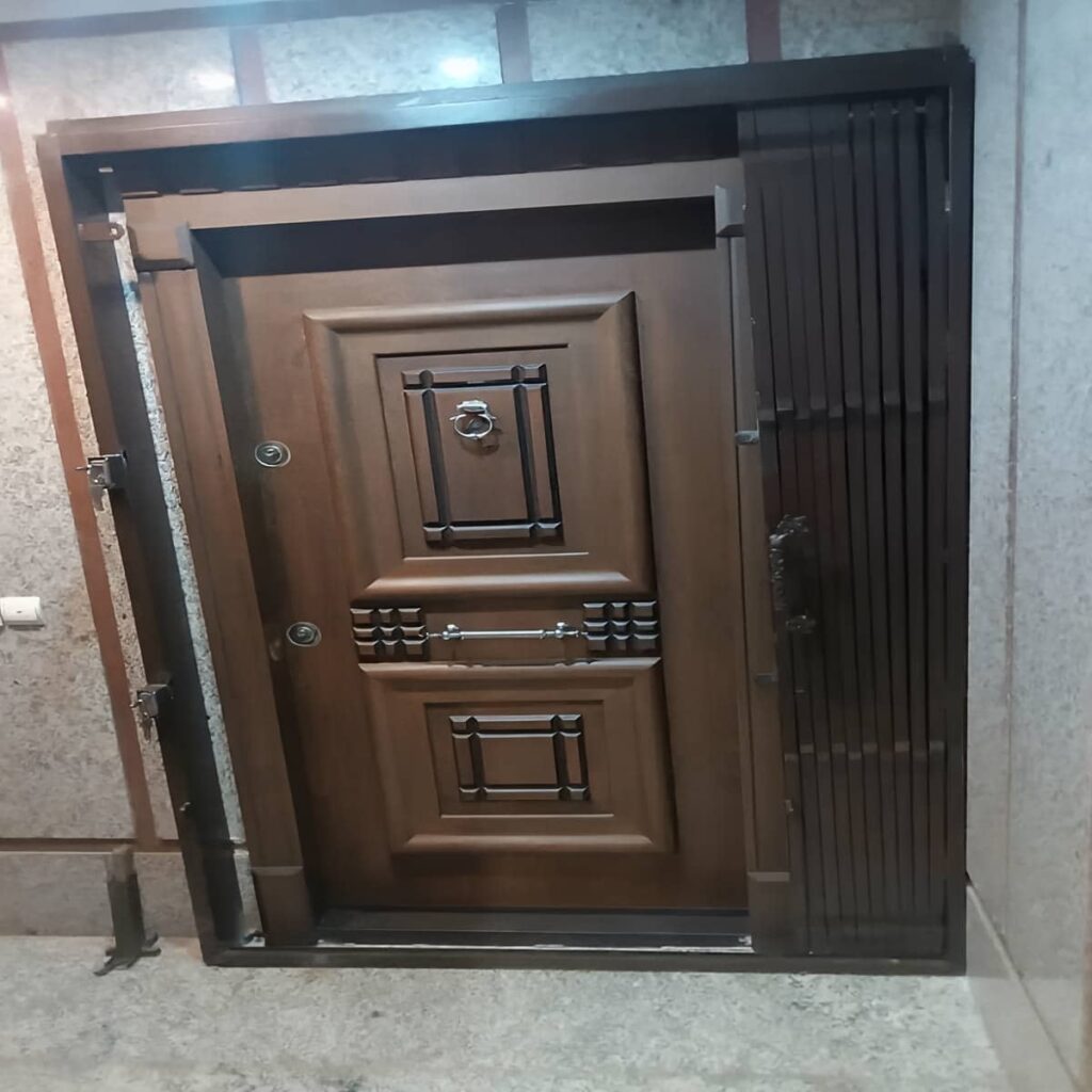 درب آکاردئونی ضد سرقت با طراحی کاربردی