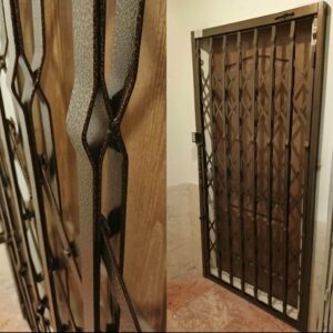 محافظ درب آپارتمان فلزی با طراحی متحرک