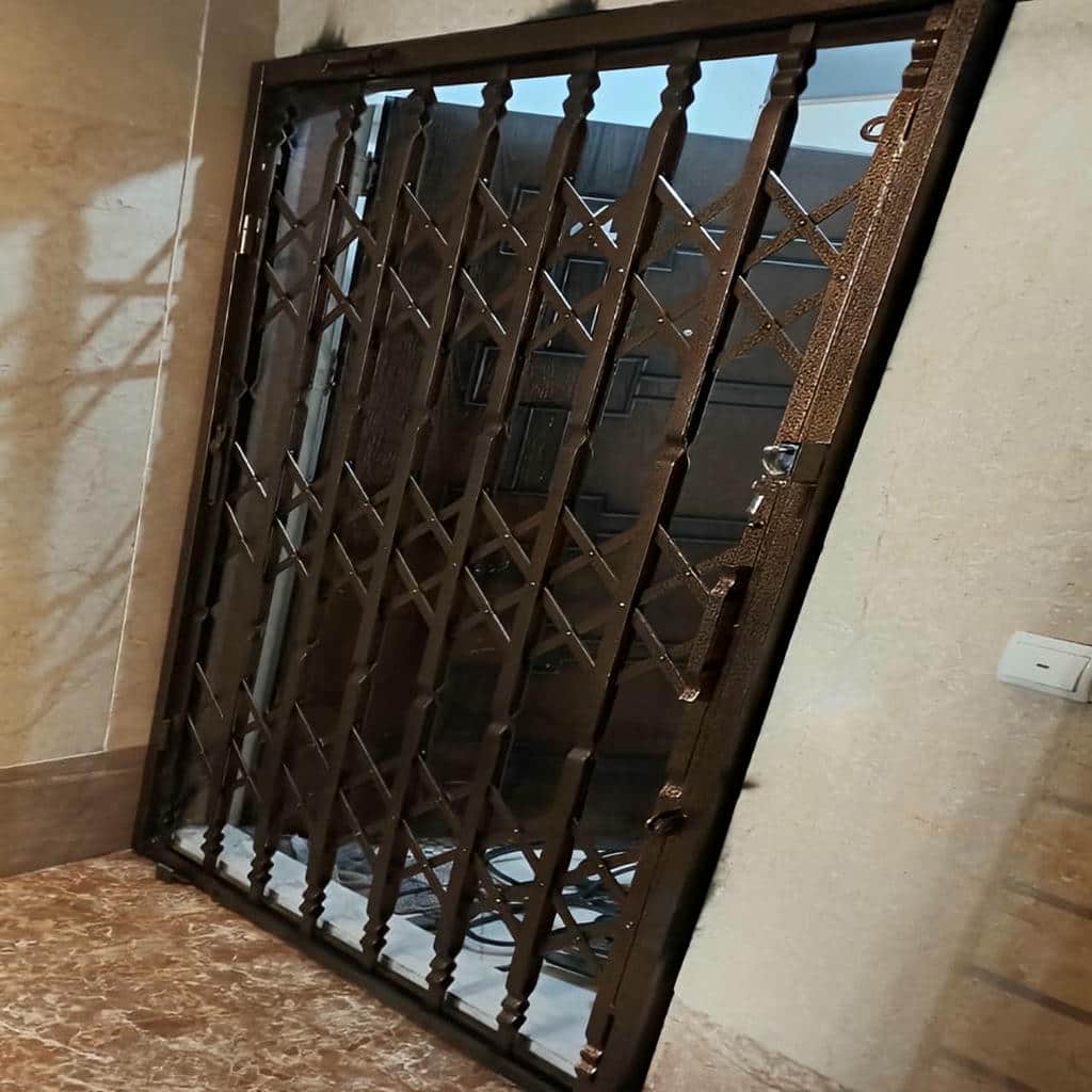 حفاظ کشویی مجتمع پرتردد مدل جمع شونده کاربردی