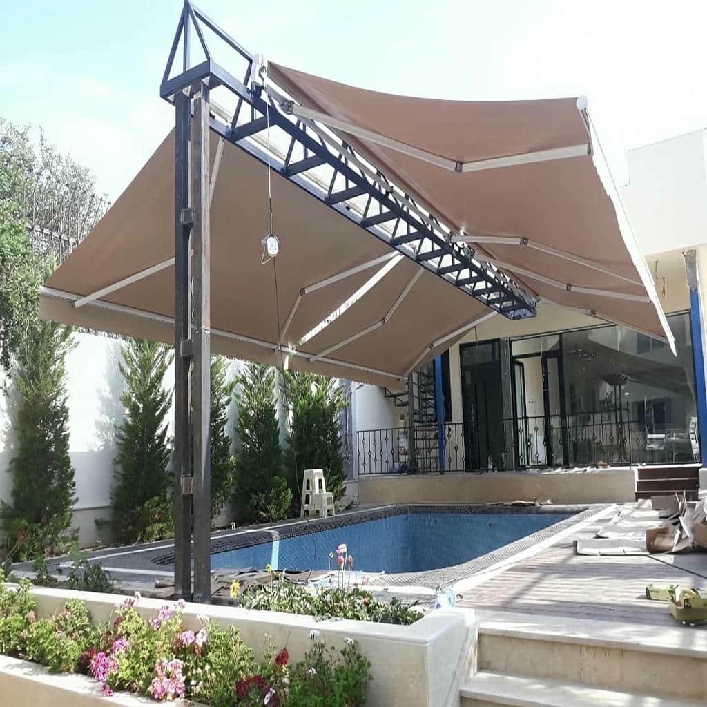 سایبان ضد آب طراحی هماهنگ نما سایبان ضد آب طراحی هماهنگ نما