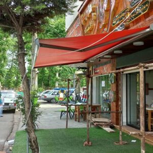 سایبان ضد آب پوشش مقاوم پارچه ای