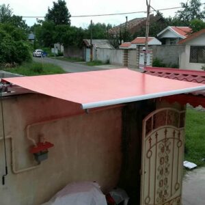 سایبان ریموت دار نمای ساختمان