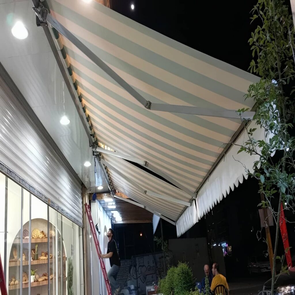 چادر برقی طراحی مدرن