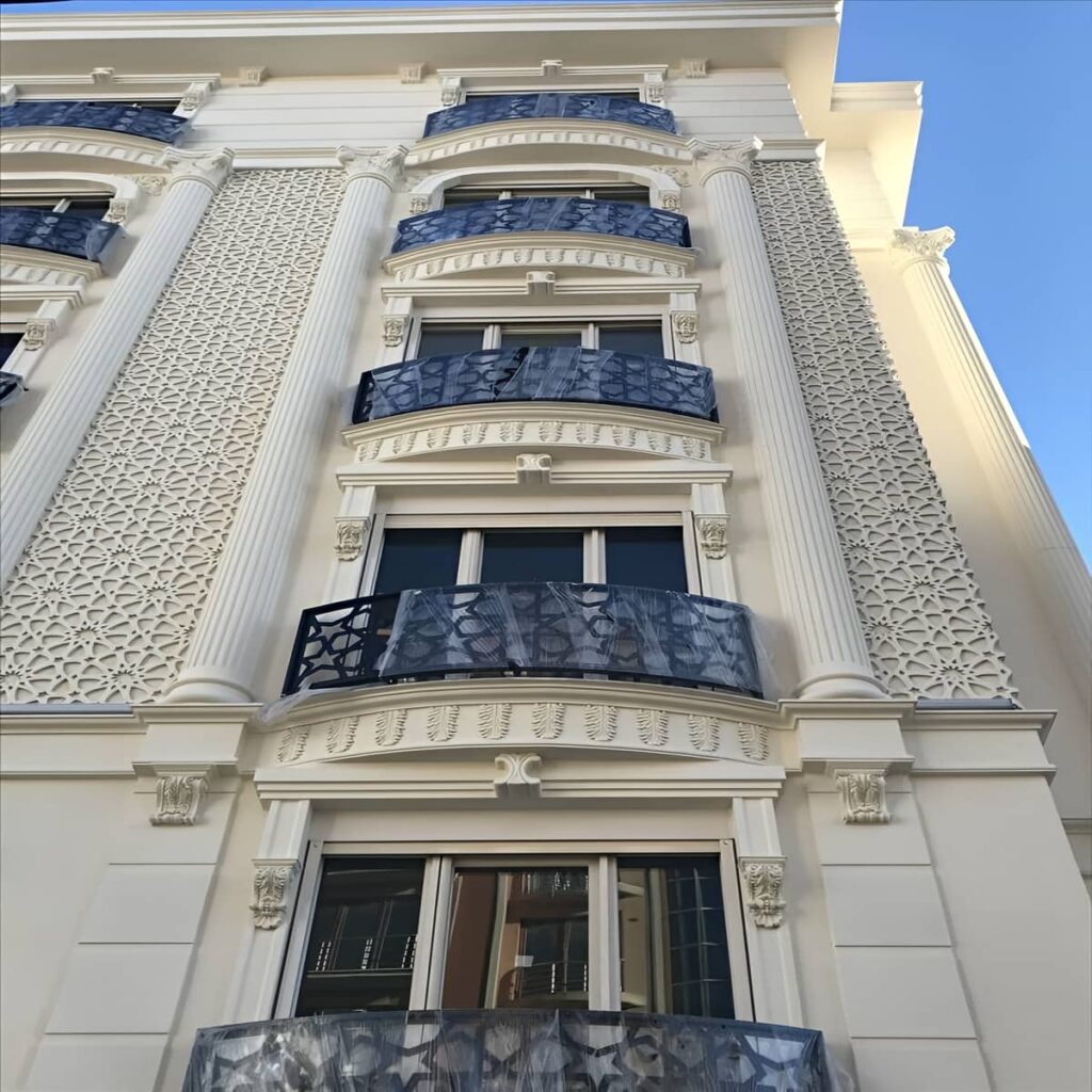 نرده پله پوشش سطح مقاوم آفتاب