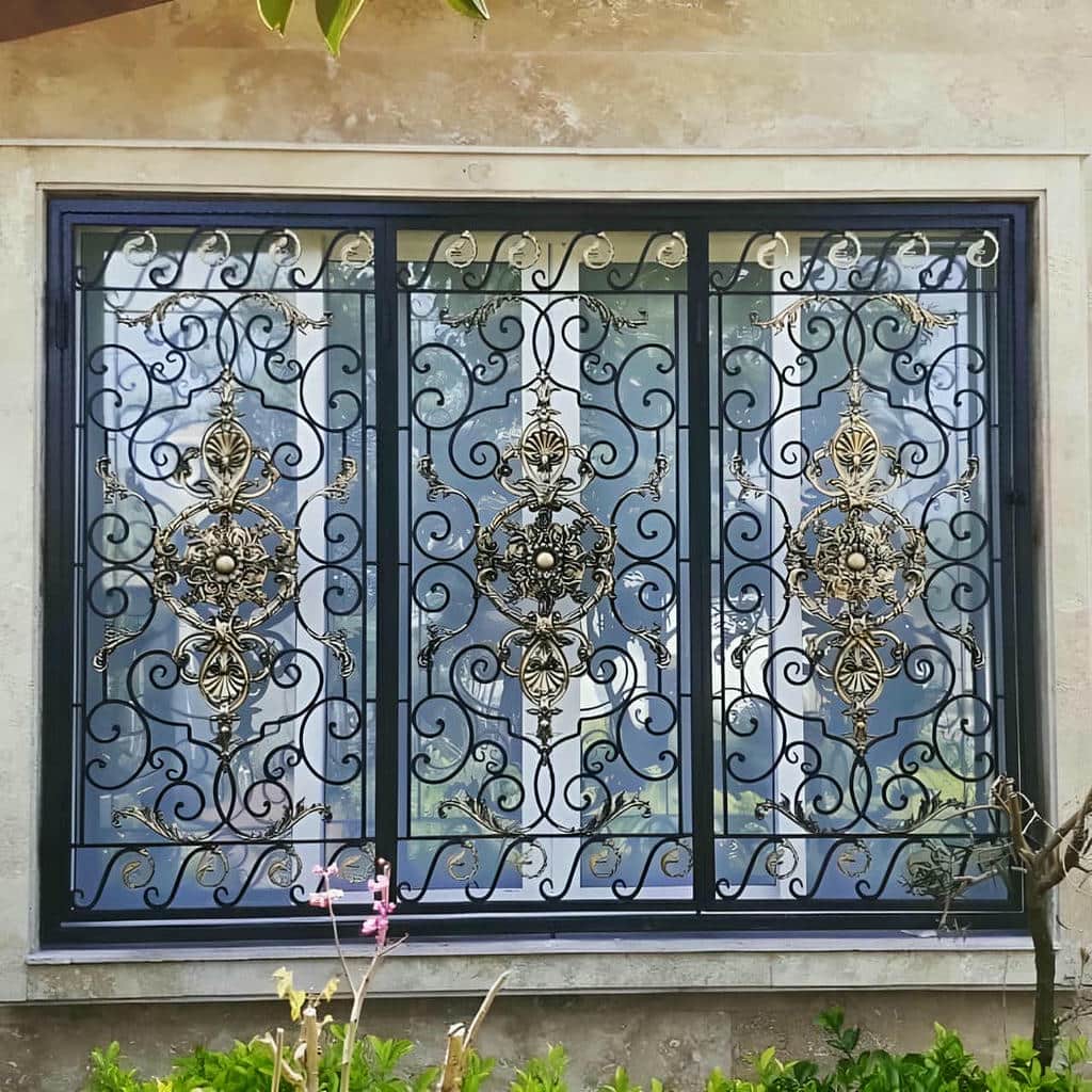 حفاظ پنجره مدرن نمای ساختمان