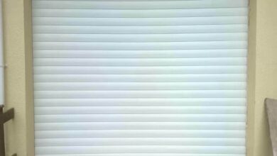 کرکره پارکینگ اتوماتیک برای ورودی ساختمان نوساز