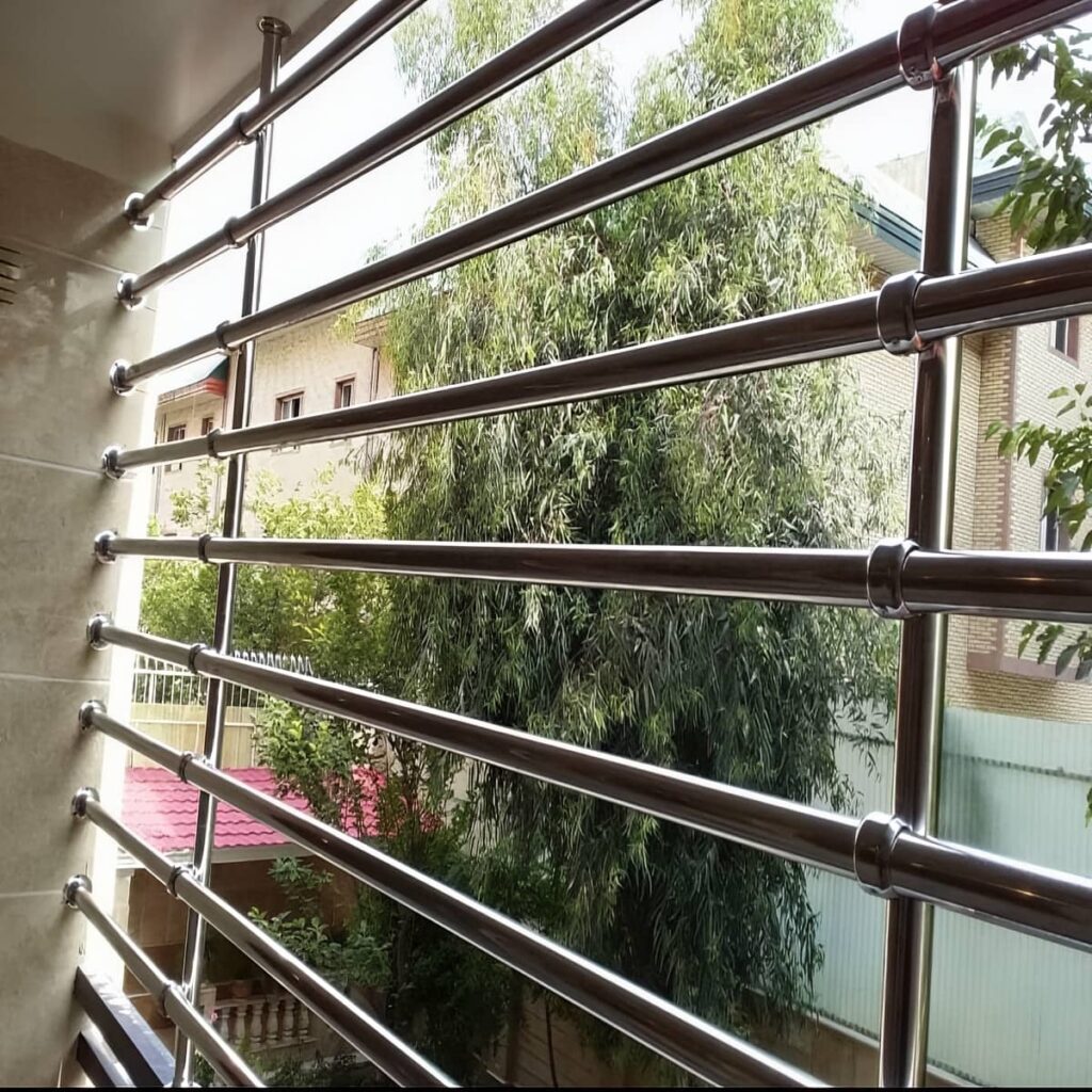 نرده دوبلکس سفارشی با جزئیات لوکس