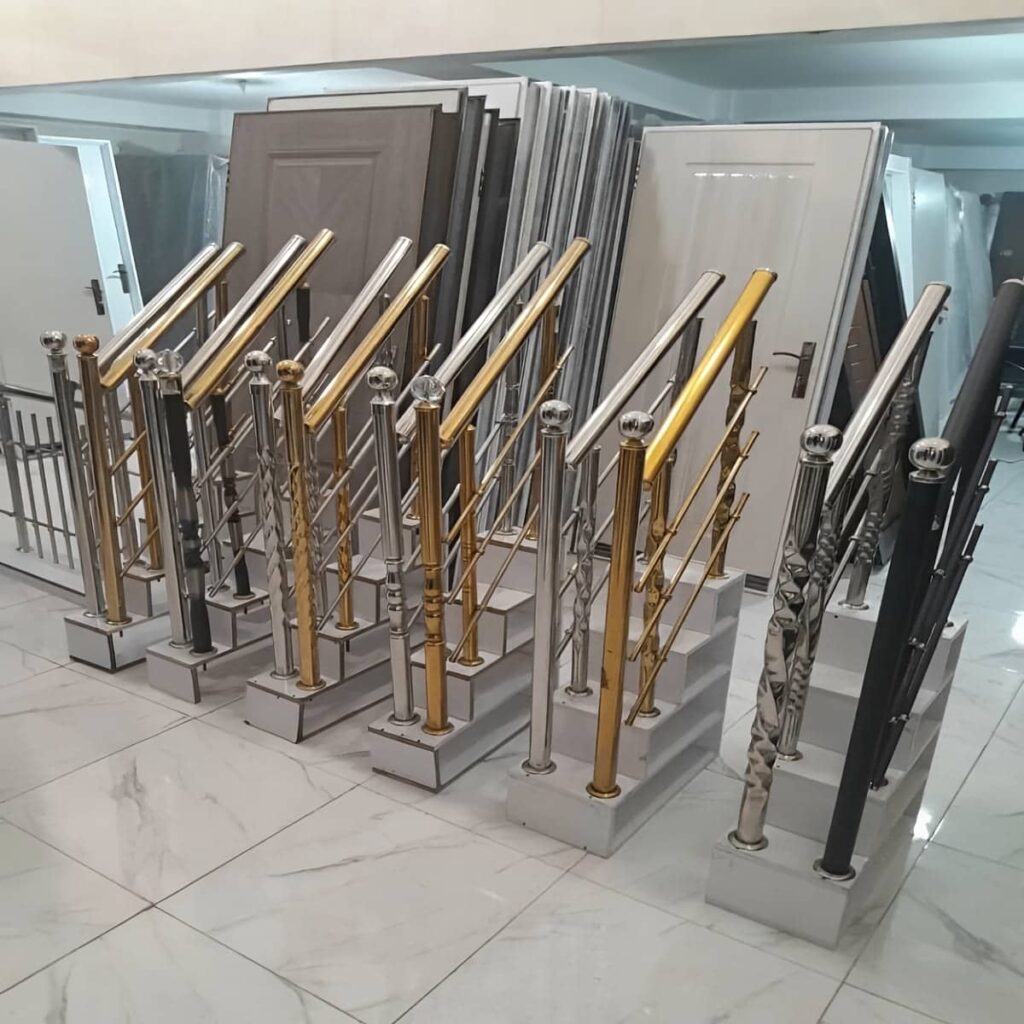 نرده استیل بالکن با متریال مقاوم