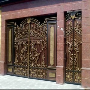 درب ویلایی پارکینگ فرفورژه کلاسیک