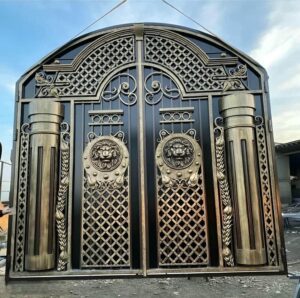 درب ویلایی فلزی ساده