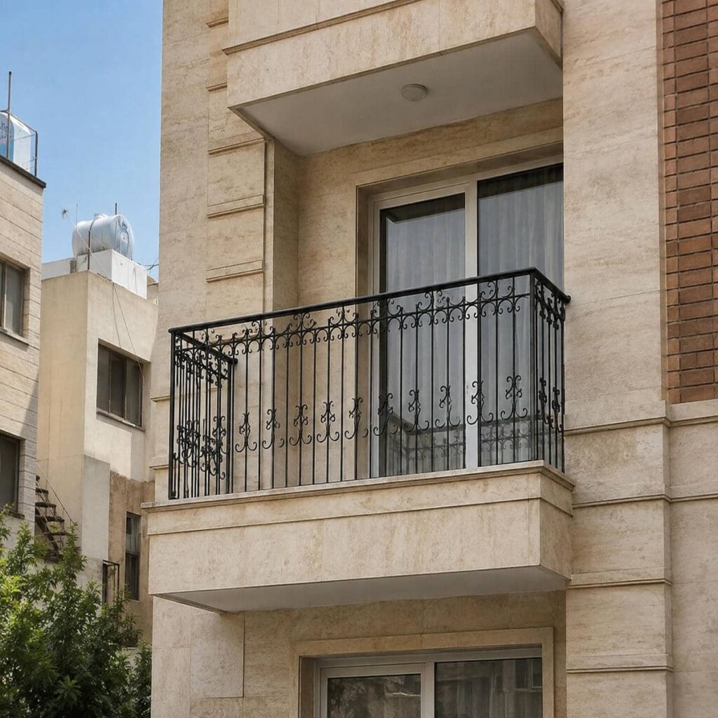 حفاظ بالکن سفارشی با طراحی خاص