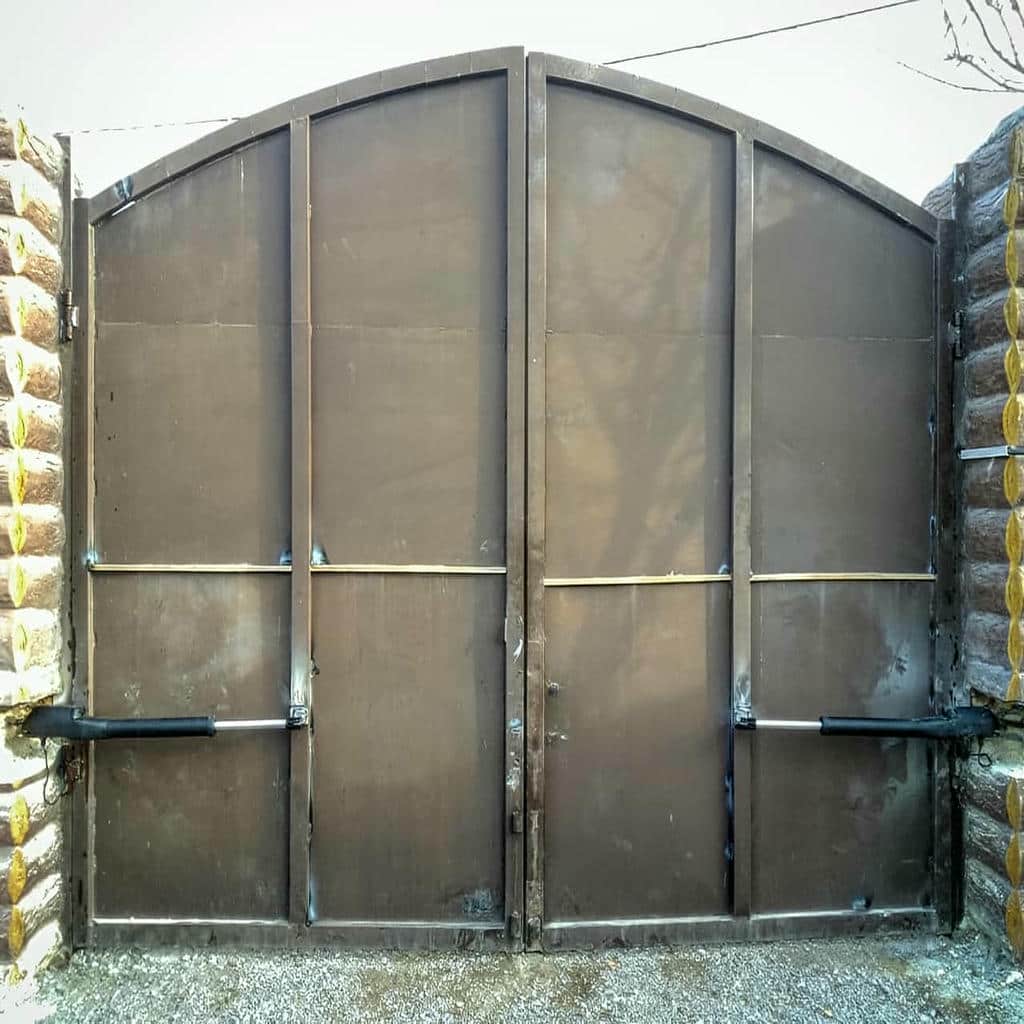 جک درب پارکینگ آماده اجرا برای درب دو لنگه