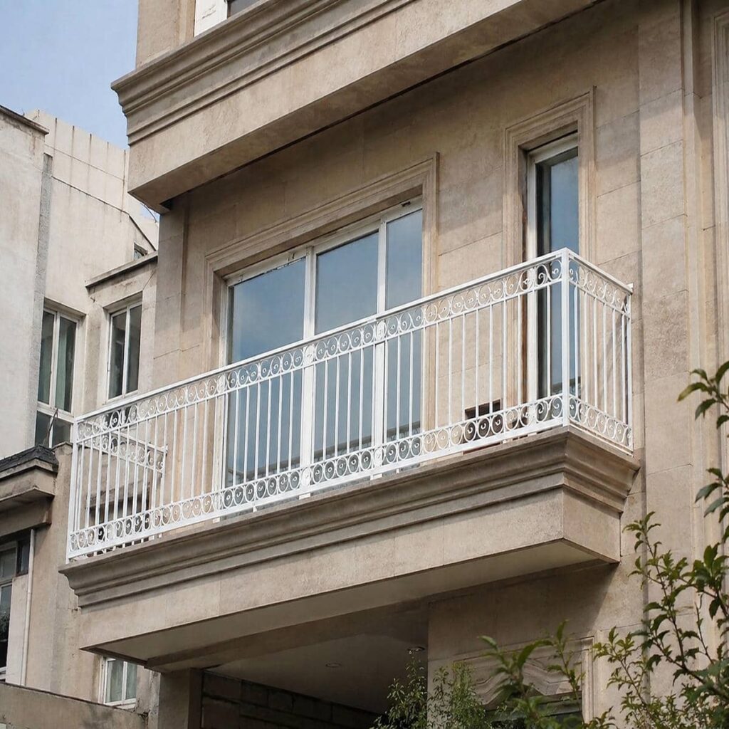 حفاظ تراس مینیمال ساختمان استان یزد