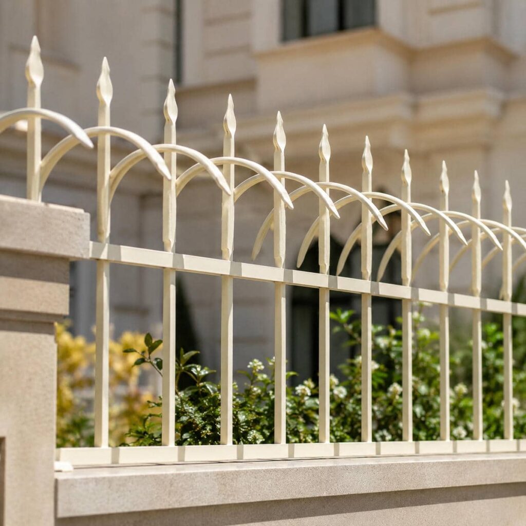 حفاظ دیوار شاخه‌ای با پوشش مشکی مات