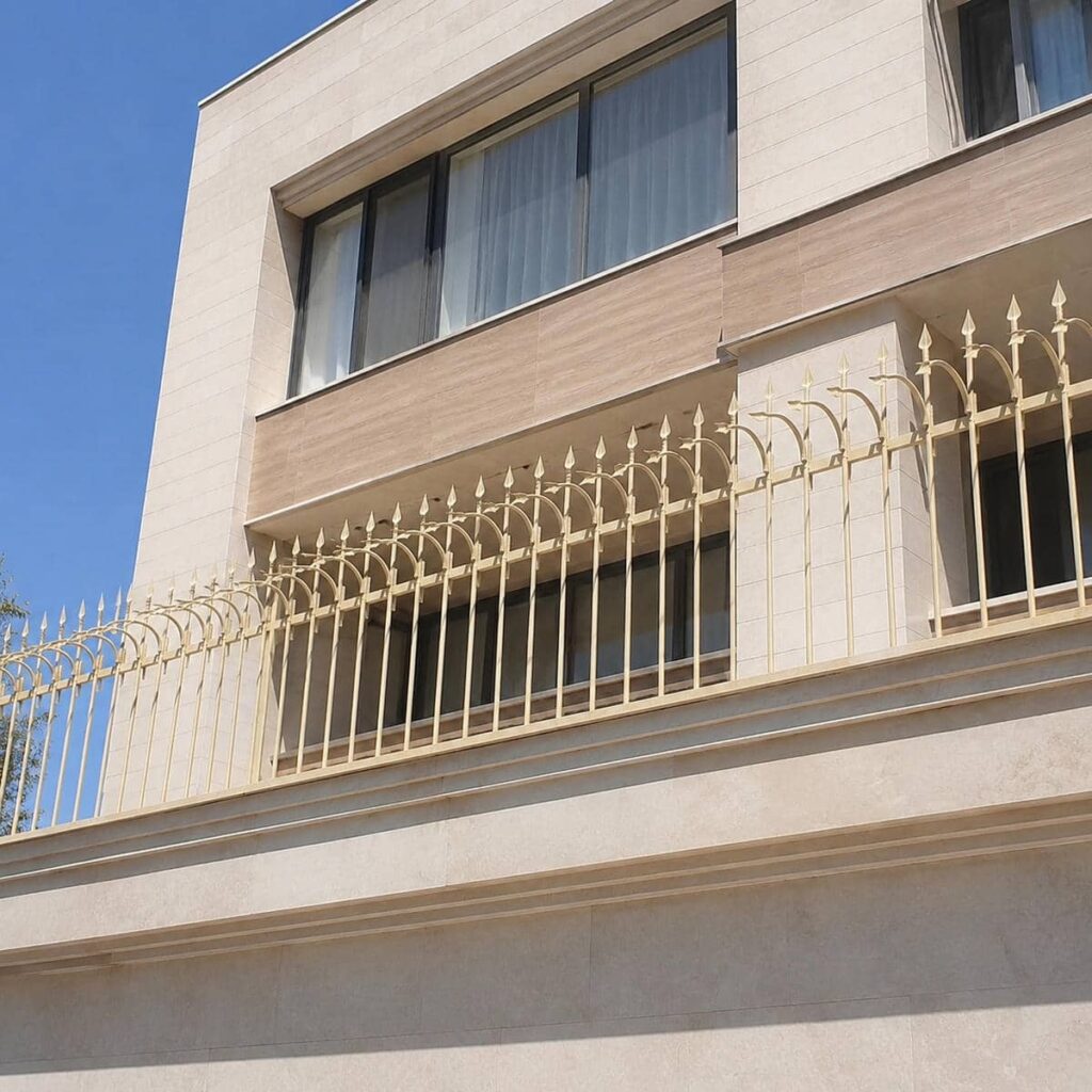 حفاظ دیوار مشکی با پوشش کوره ای