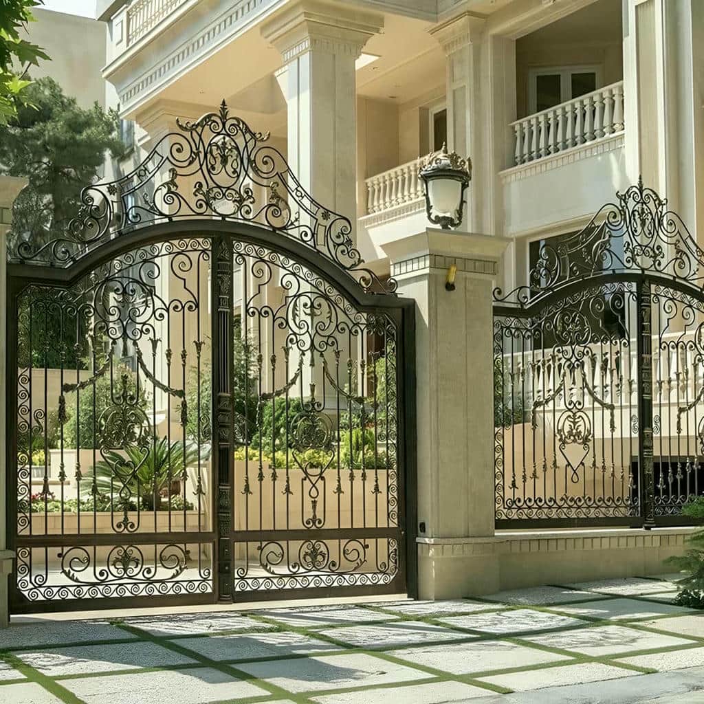 درب حیاط مدرن پروژه نوساز استان خراسان رضوی