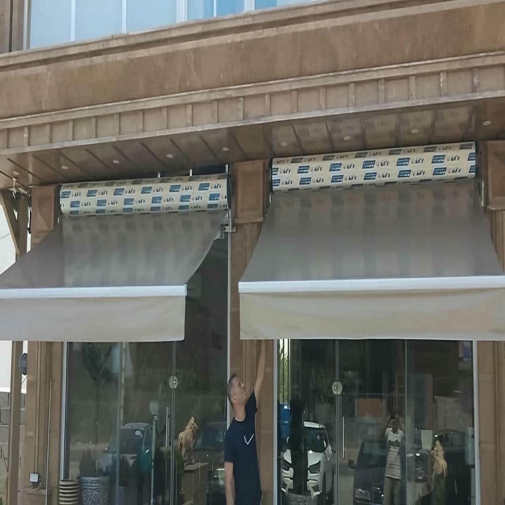 سایبان برقی نصب شده در استان هرمزگان