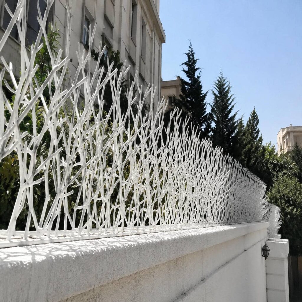 نرده سرنیزه‌ای فلزی برای ساختمان در استان همدان