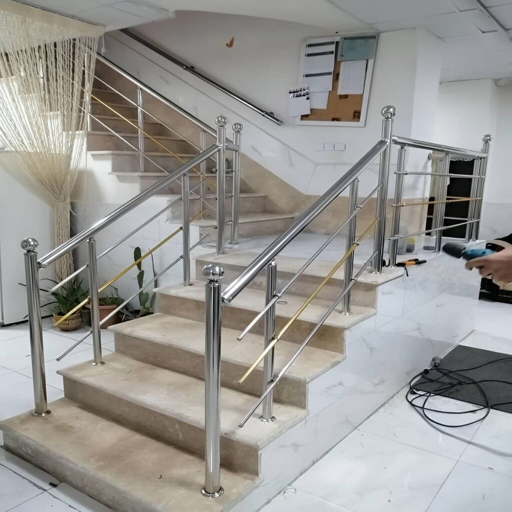 هندریل استیل براق ساختمان در استان قزوین