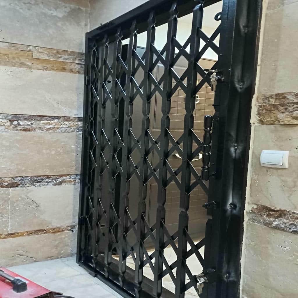 گارد آکاردئونی طوسی با پوشش مقاوم آفتاب