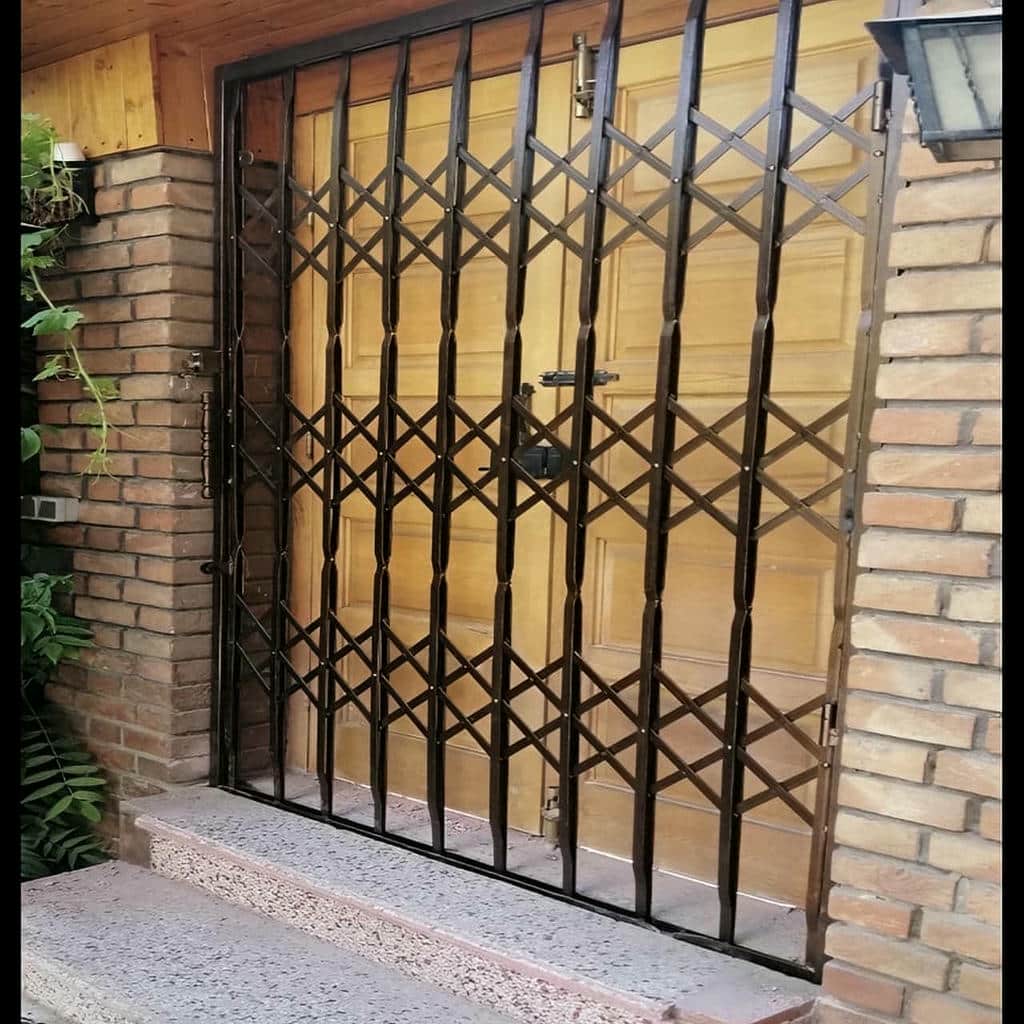 گارد آکاردئونی قفل دار با پوشش رنگی