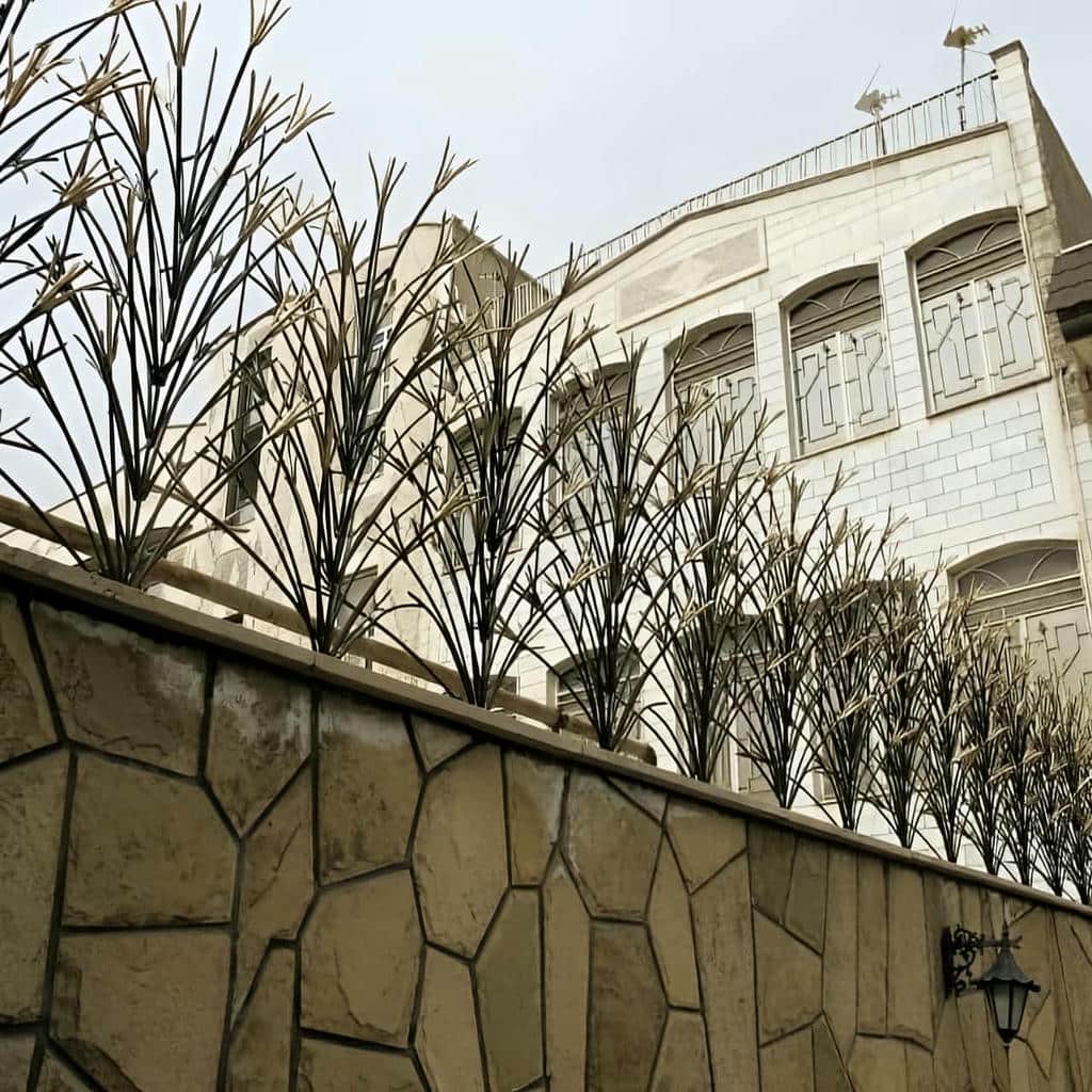 گارد دیواری مشکی پروژه ساختمانی در استان خوزستان