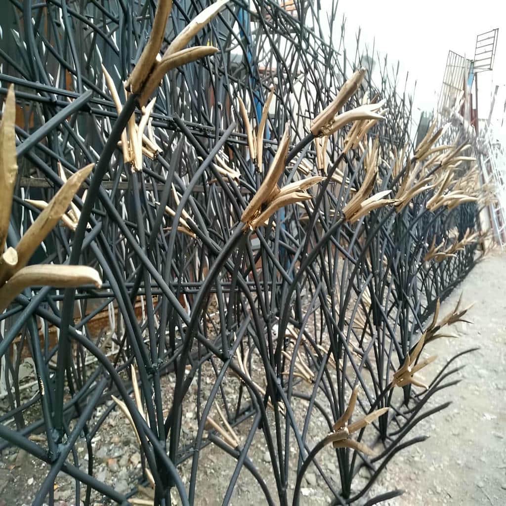 گارد فلزی دیواری برای ویلای استان گیلان