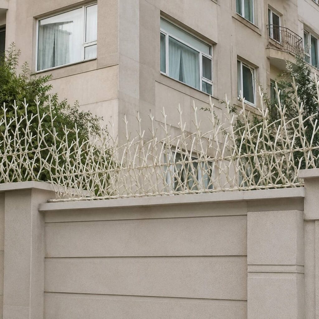 گارد فلزی دیوار حیاطی در بوشهر